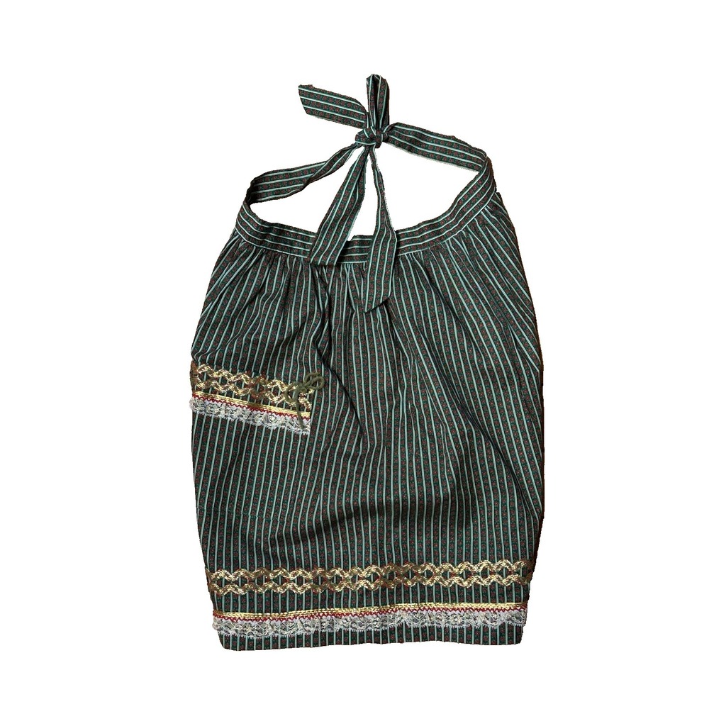 Unbranded‎ Green Striped Tie Tank Top